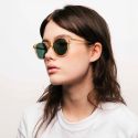 MessyWeekend New Depp Sunglasses - Champagne Green