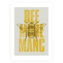 East End Prints Bee More Manc A3 Print