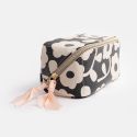 Mono Flower Flat Lay Cosmetic Bag