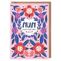 Mum Heart Floral Mother's Day Card