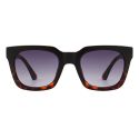 A Kjaerbede Nancy Sunglasses - Black Demi Tortoise