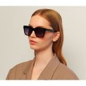 A Kjaerbede Nancy Sunglasses - Black Demi Tortoise