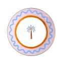 Eleanor Bowmer Palm Tree Dinner Plate