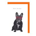 French Bulldog Party Animal Card