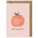 Peachy Bum Valentines Card