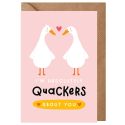 Quackers Valentines Card