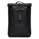 Rains Rolltop Rucksack Black