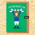 Come On You Blues Father's Day Card