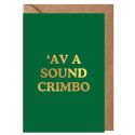 'Av a Sound Crimbo Christmas Card