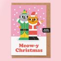 Meowy Christmas Card