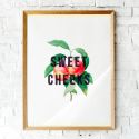 East End Sweet Cheeks A3 Print