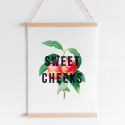 East End Sweet Cheeks A3 Print