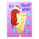 Thirsty Work Christmas Card