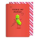 Tickle My Pickle Magnet Valentines Card