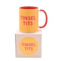 Tinsel Tits Christmas Mug