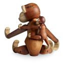 Kay Bojesen Small Teak Wooden Monkey