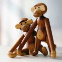 Kay Bojesen Small Teak Wooden Monkey