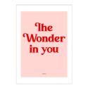 East End Prints The Wonder In You Pink A3 Print