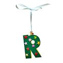 Raspberry Blossom Hanging Letter Decoration - R