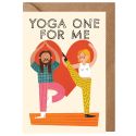 Yoga Valentines Card