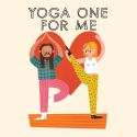 Yoga Valentines Card