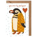 Penguin Valentines Card