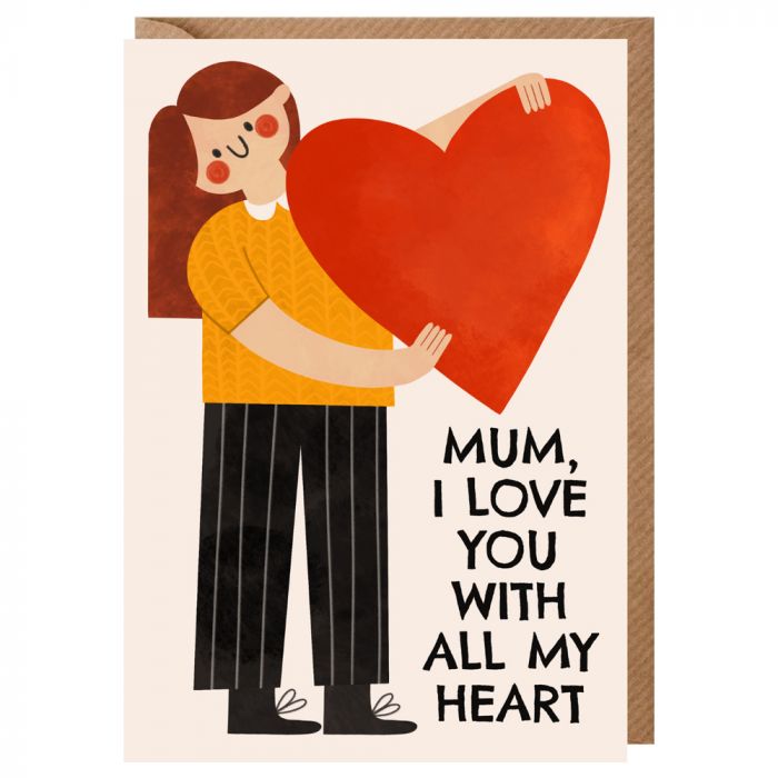 All My Heart Mother's Day Card