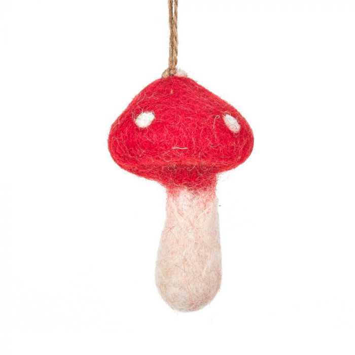 Felt So Good Toadstool Christmas Decoration