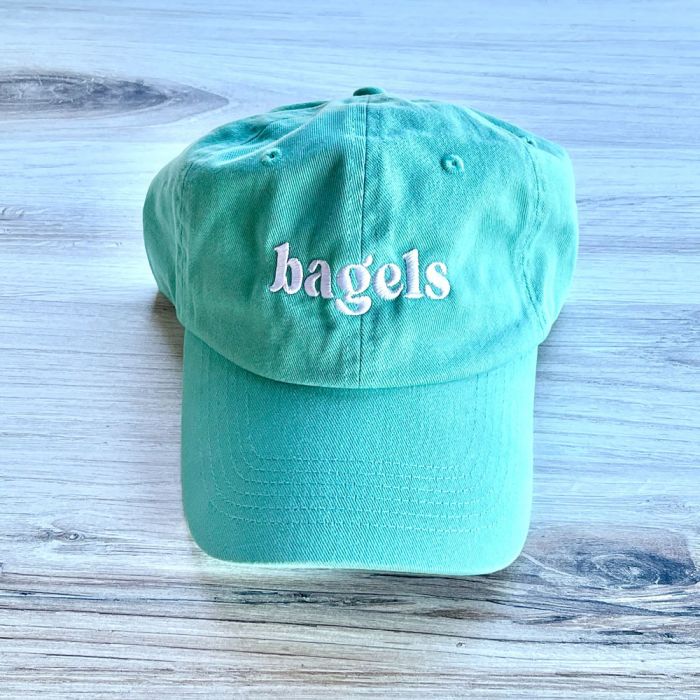 Silver Spider Dad Cap - Bagels