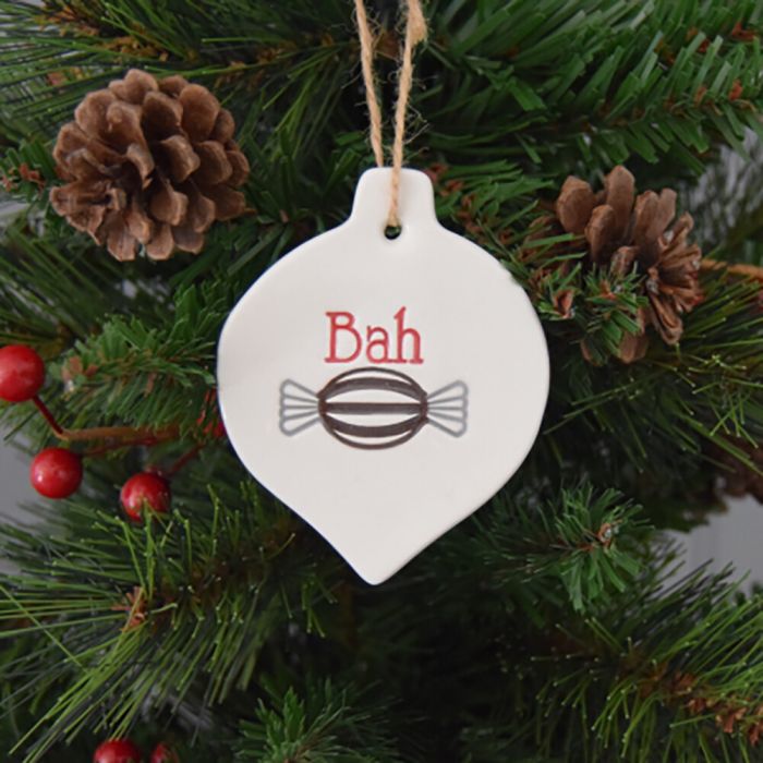 Bah Humbug Ceramic Bauble