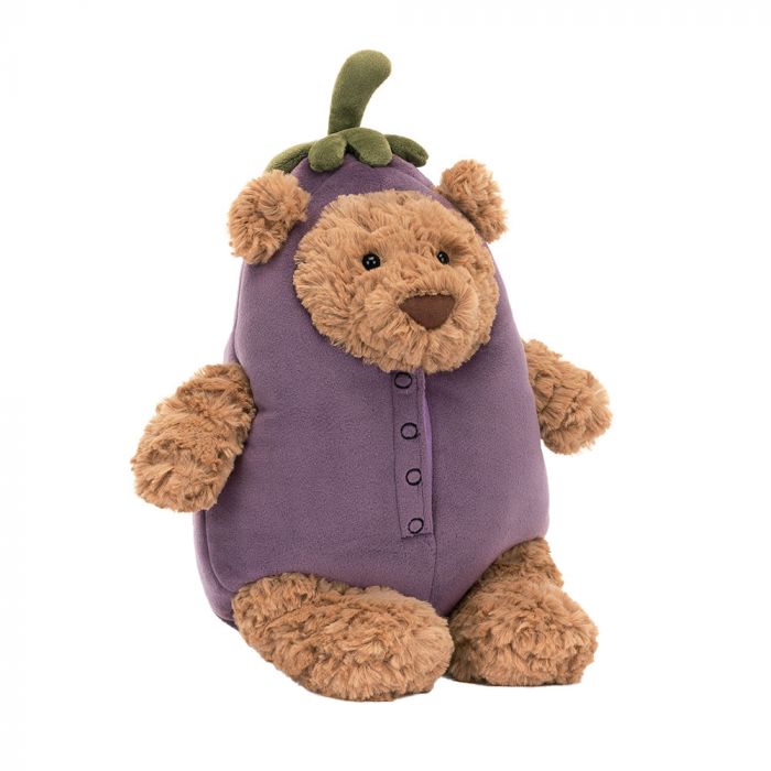 Jellycat Bartholomew Bear Aubergine