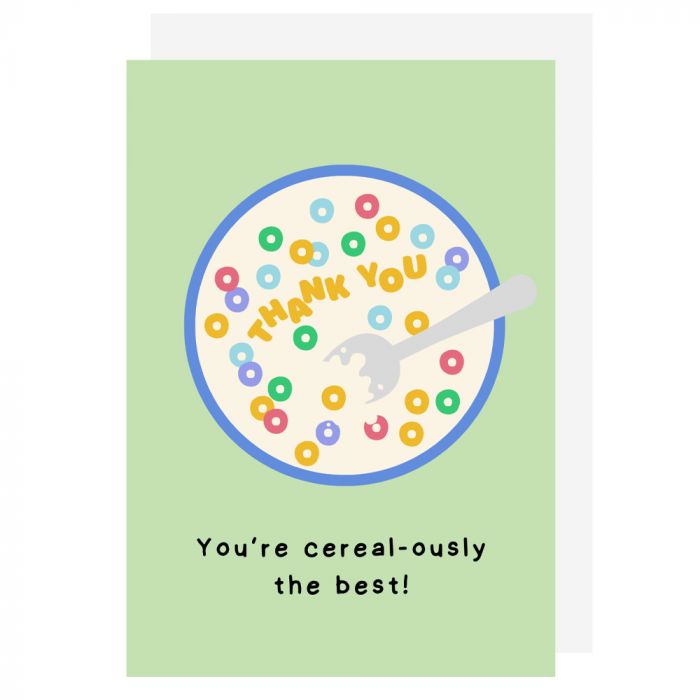 Cereal Thank You Card