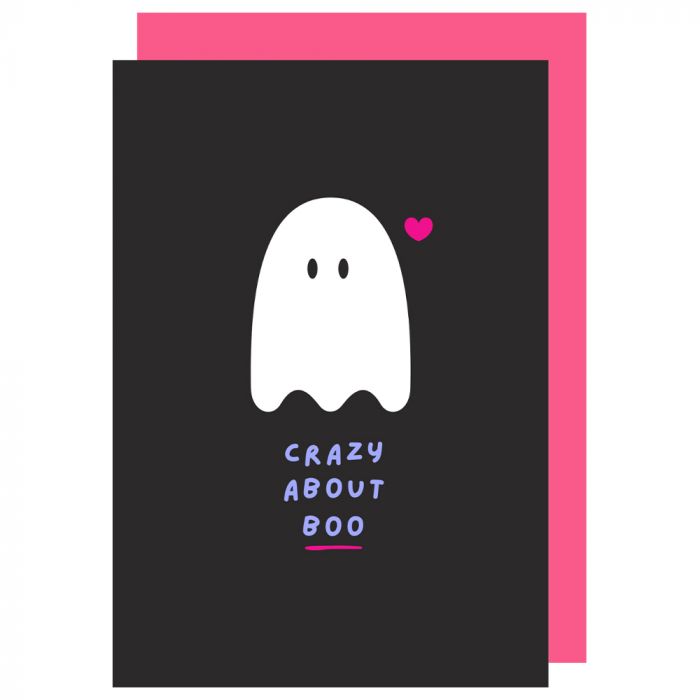  Crazy About Boo Valentines Card