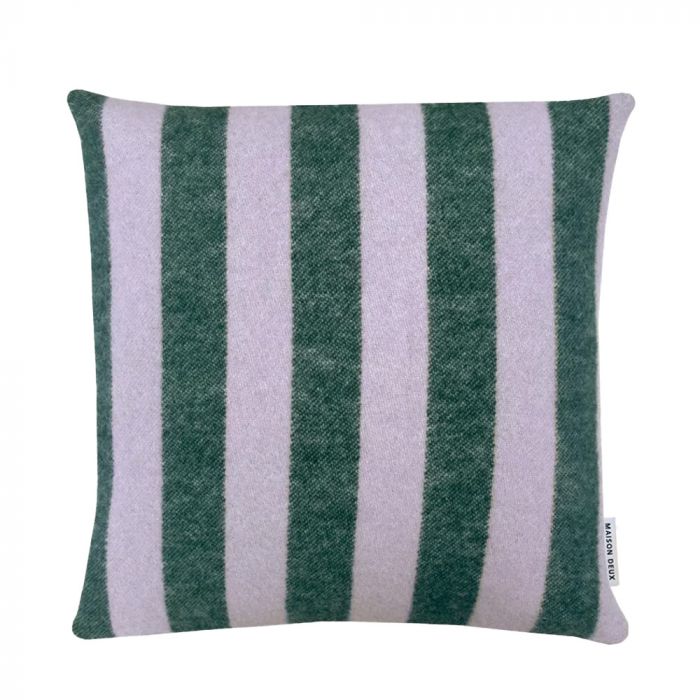 Maison Deux Candy Wrap Cushion - Lilac Green