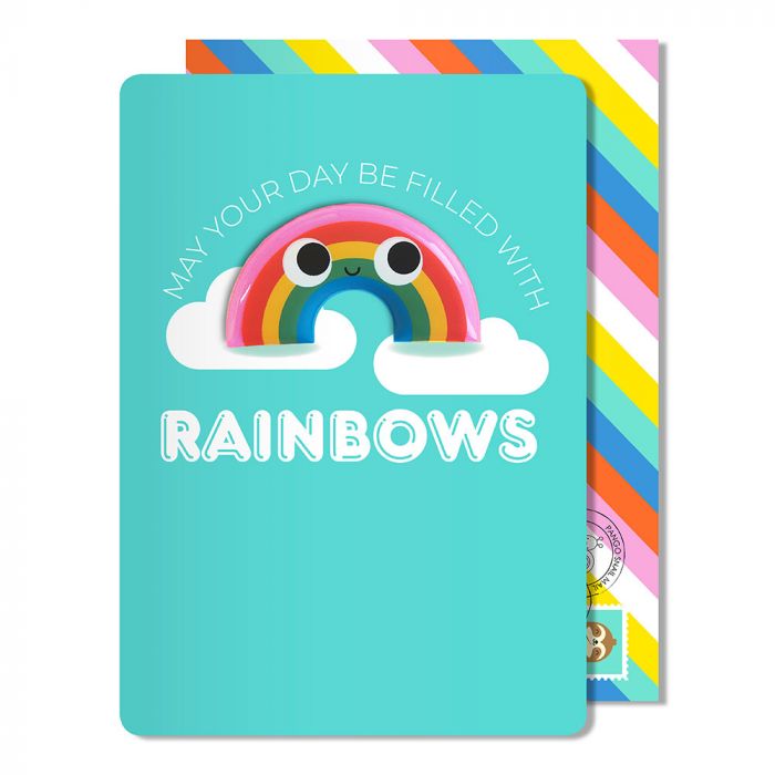 Birthday Rainbow Magnet Card