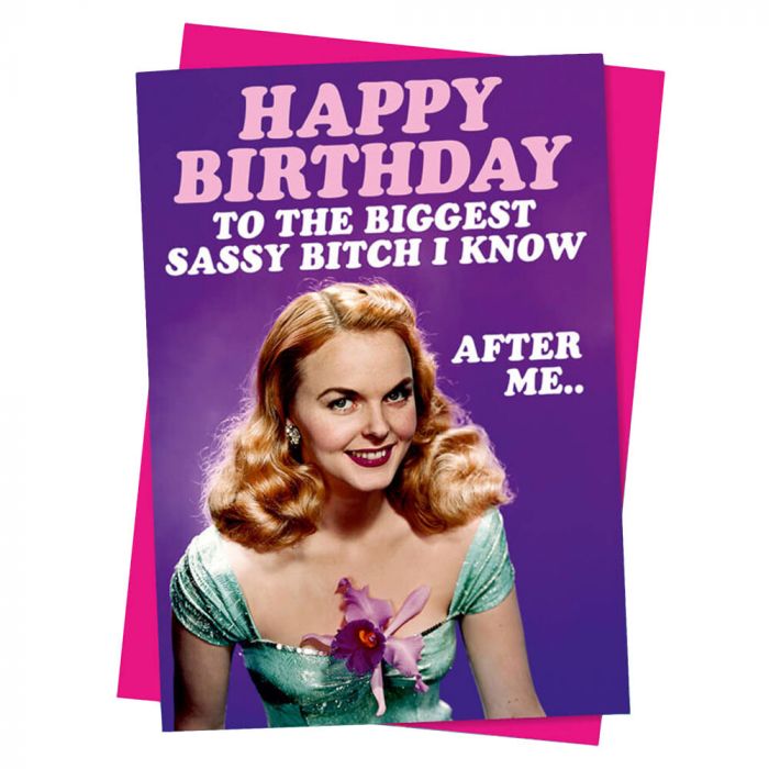 Sassy Bitch Card | Utility Gift UK