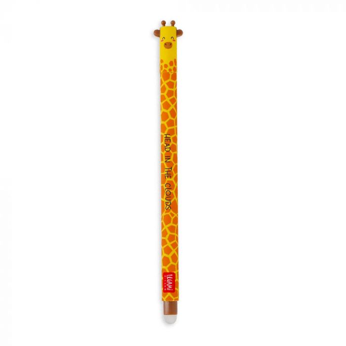 Legami Erasable Gel Pen Giraffe - Black Ink