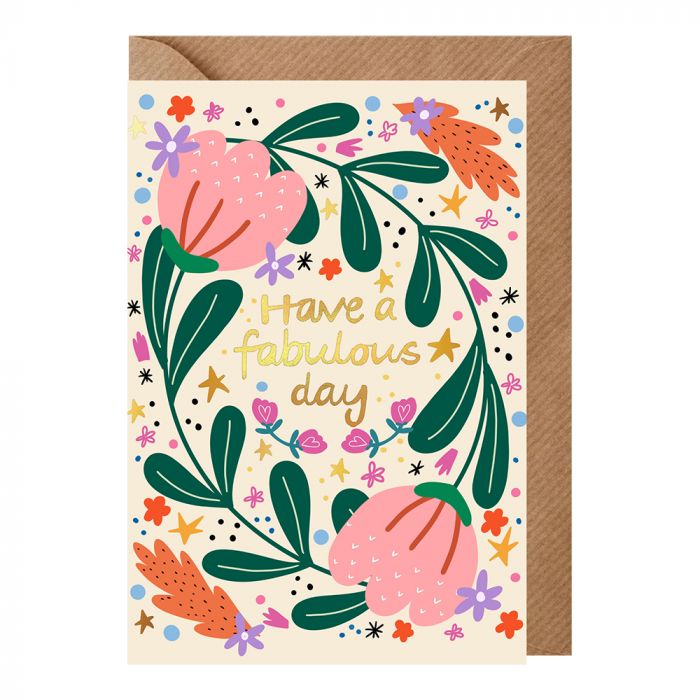 Fabulous Day Foil Card