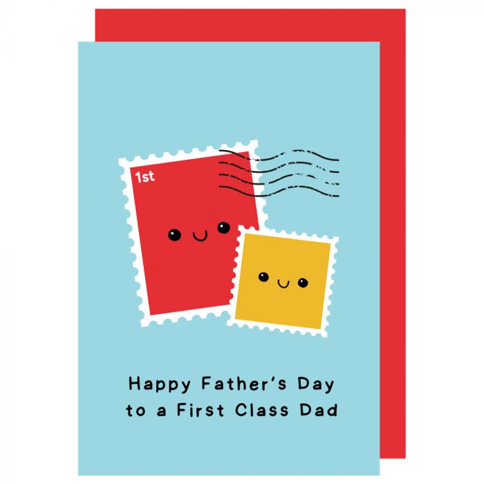 First Class Father's Day Card