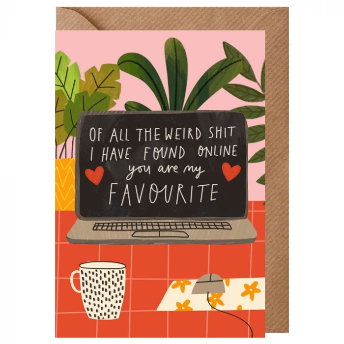 Found Online Valentines Card