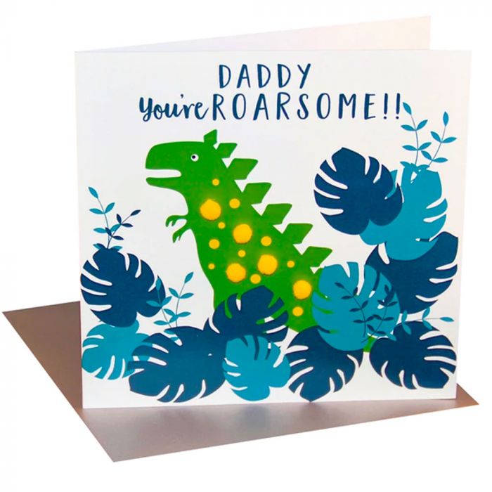 Roarsome Daddy Father's Day Card, Claire Giles | Utility Gift UK