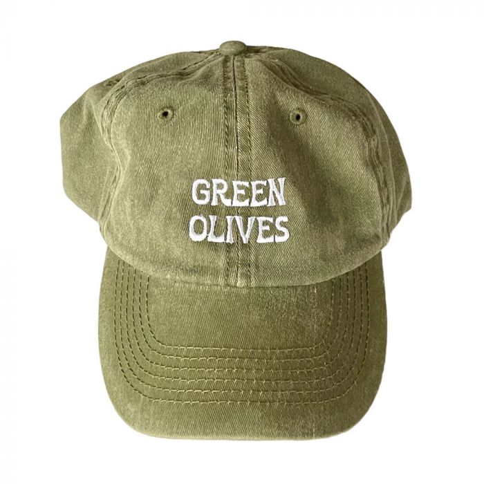 Silver Spider Dad Cap - Green Olives