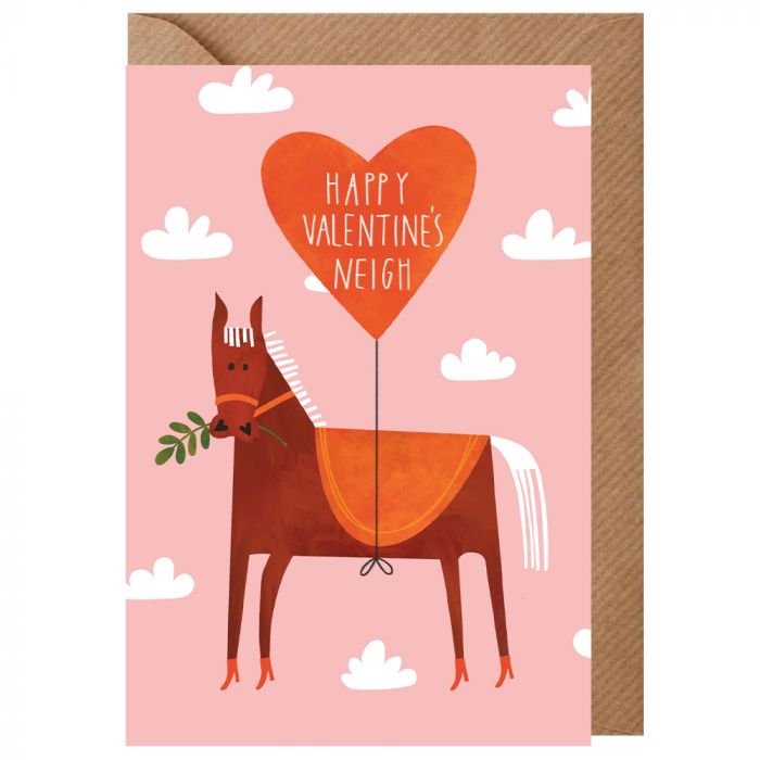 Neigh Valentines Card