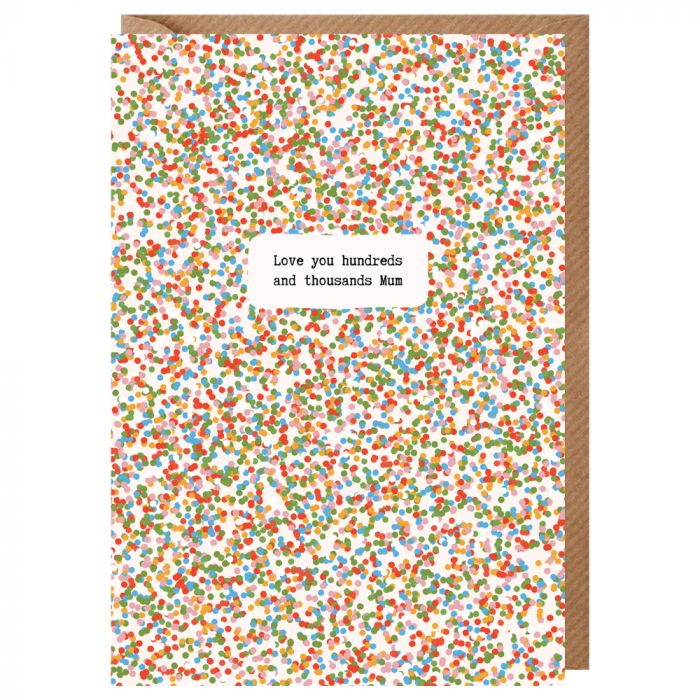 Hundreds and Thousands Mother's Day Card