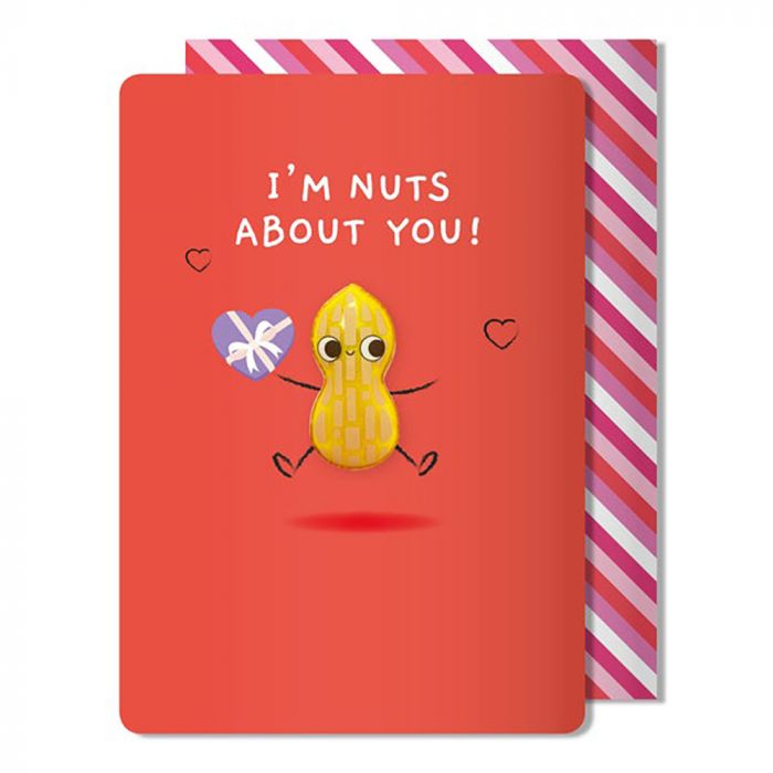 Nuts About You Magnet Valentines Card