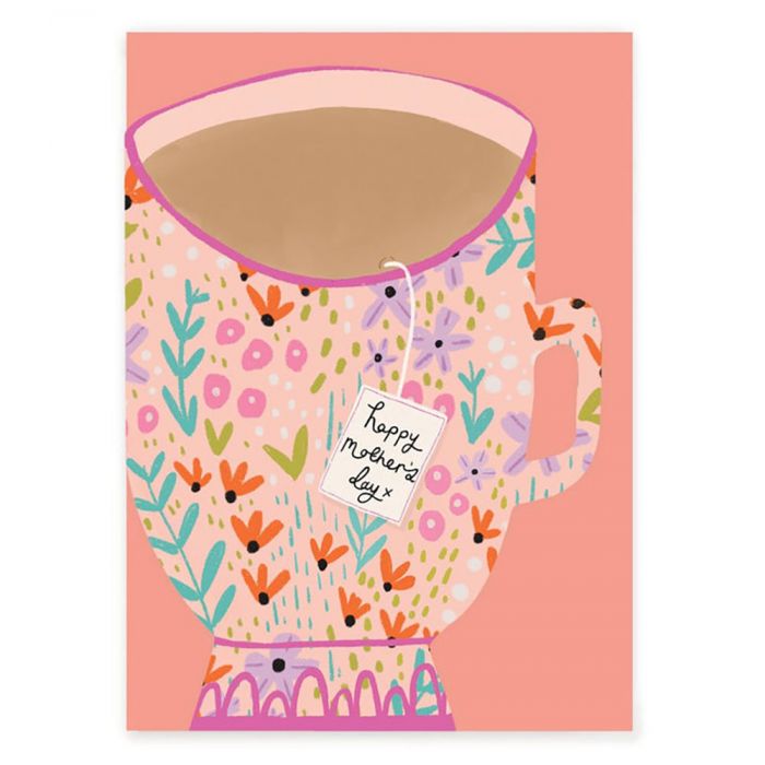 Ditsy Teacup Mother's Day Card