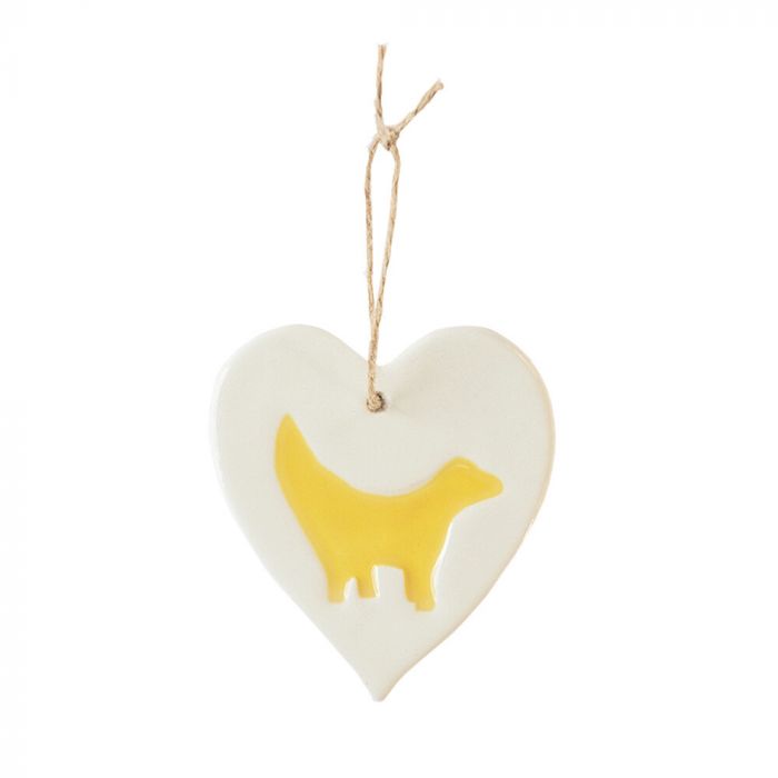 Broadlands Ceramic Heart Superlambanana Decoration 