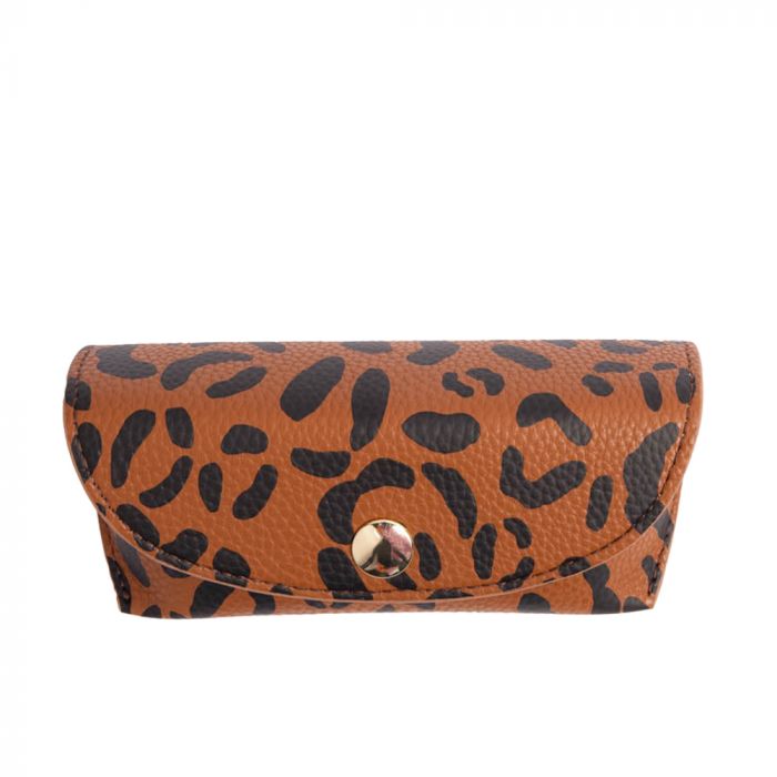 Leopard Print Glasses Case