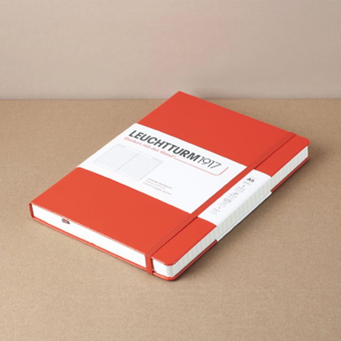 Leuchtturm A5 Ruled Notebook - Fox Red