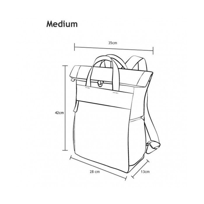 ROKA London Finchley A Orange Medium Bag | Utility Design UK